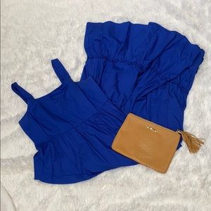 Who What Wear blue midi dress